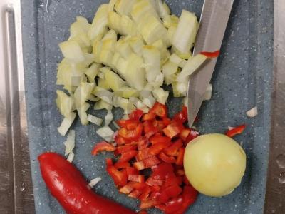 Vegetariškas raudonas barštis su česnaku Žingsnis 4