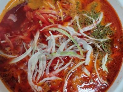 Vegetariškas raudonas barštis su česnaku Žingsnis 7