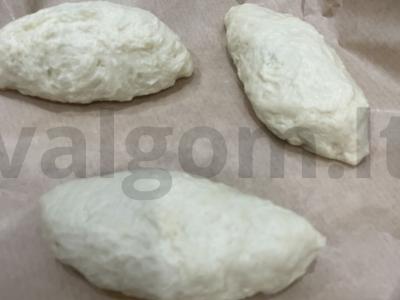 Paprasti pyragėliai su kopūstais ir česnaku pipirais Žingsnis 5