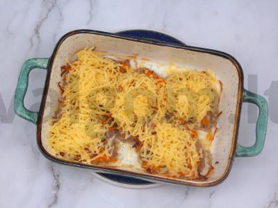 Kepta kiauliena su moliūgu ir sūriu Žingsnis 4