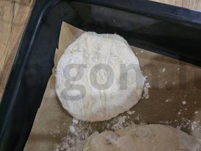 Namų osėtinė pyragas su gauda sūriu ir žolelėmis Žingsnis 6