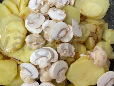 Bulvės su grybais ir vištiena Žingsnis 3