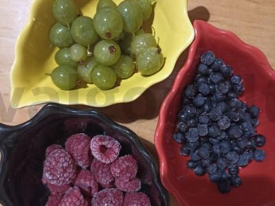 Obuolių-uogų kompotas Žingsnis 2