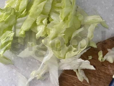 Salotas „Sotūs vištiena“ Žingsnis 4