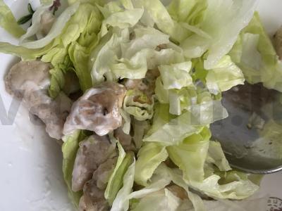 Salotas „Sotūs vištiena“ Žingsnis 6