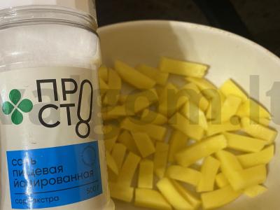 Prancūziškas mėsos patiekalas su šlaunies filė Žingsnis 2