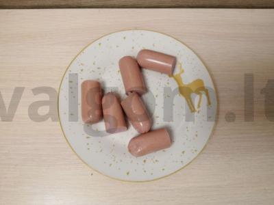 Korn-dogai su bulvių krakmolu Žingsnis 1