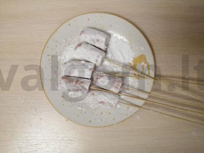 Korn-dogai su bulvių krakmolu Žingsnis 3