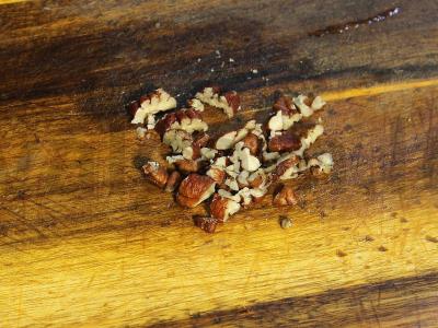 Kruasanas su kriauše, sūrio kremu, pekano riešutais ir šokoladu Žingsnis 4