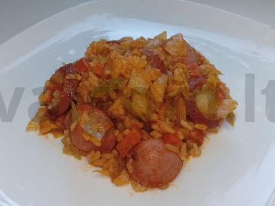 Troškinta kopūstai su ryžiais pagrindine nuotrauka