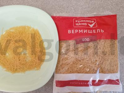 Sriuba su pievagrybiais ir vermišeliu vištienos sultinyje Žingsnis 5