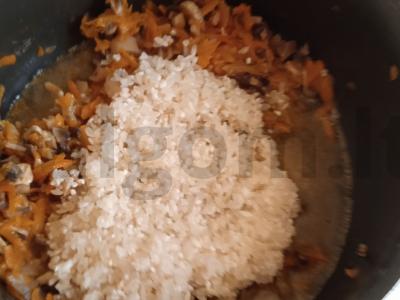 Paprikos, įdarytos ryžiais ir grybais Žingsnis 5