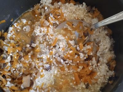 Paprikos, įdarytos ryžiais ir grybais Žingsnis 6