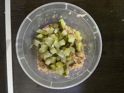 Tunas užtepas pusryčiams ant tostų Žingsnis 3