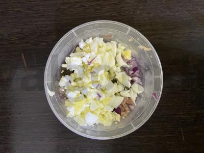 Tunas užtepas pusryčiams ant tostų Žingsnis 4