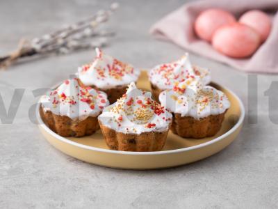 Grietinės mini-kulichai pagrindine nuotrauka