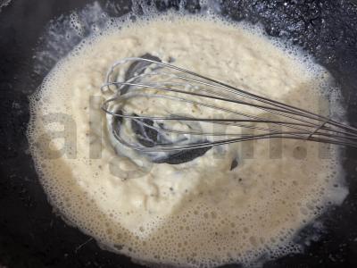 Tirštas sūrio padažas makaronams Žingsnis 11