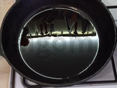 Žirnių piurė su keptu svogūnu Žingsnis 6