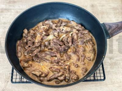 Jautienos bifšteksas vakarienei Žingsnis 6