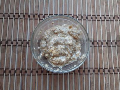 Avižų blynas su kriauše ir sezamu pusryčiams Žingsnis 2