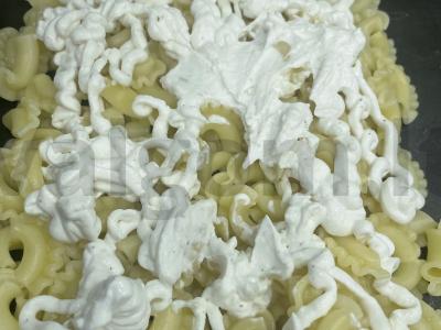 Makaronų apkepas su pomidorais ir sūriu Žingsnis 5