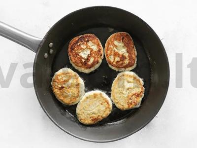 Sūrio blynai su aguonomis Žingsnis 6