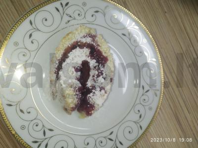 Saldainis iš kondensuoto pieno su serbentų uogiene Žingsnis 10