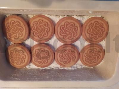 Varškės apkepas su sausainiais Žingsnis 3