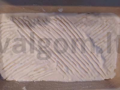 Varškės apkepas su sausainiais Žingsnis 4