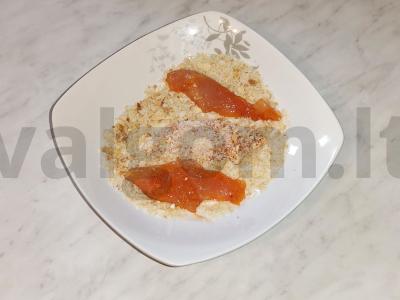 Traškūs vištienos filė stripsai oro grilyje Žingsnis 4