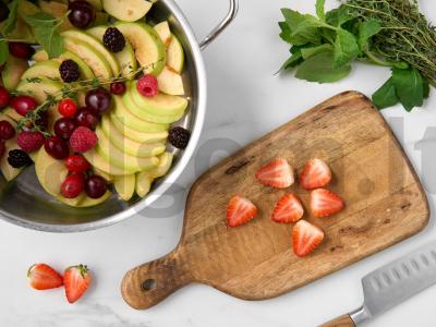 Namų kompotas iš vaisių ir uogų Žingsnis 2