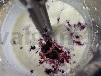 Mėlynių sūrio pyragas be kepimo Žingsnis 5