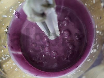 Mėlynių sūrio pyragas be kepimo Žingsnis 7