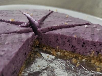 Mėlynių sūrio pyragas be kepimo Žingsnis 10