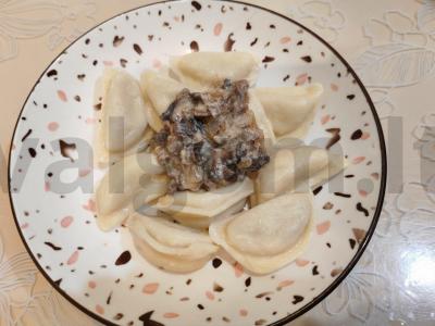 Koldūnai su bulvėmis ir grybų padažu Žingsnis 12