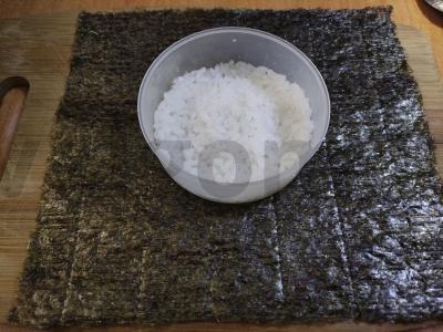 Sushi burgeris su upėtakiu Žingsnis 5