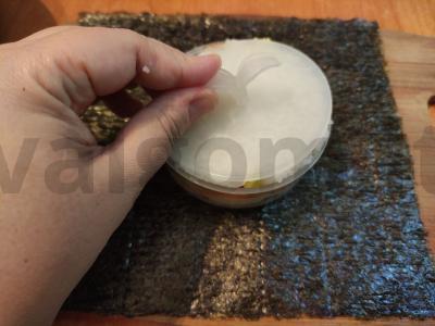 Sushi burgeris su upėtakiu Žingsnis 10