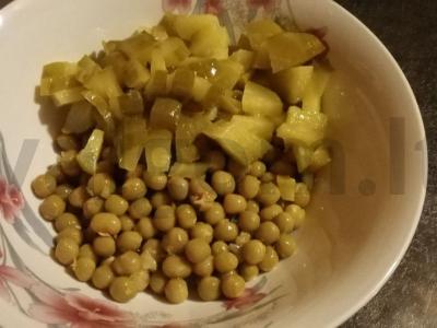 Salotas „Greitasis“ su bulvėmis ir svogūnais Žingsnis 1