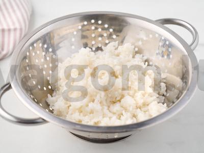 Salotas „Snieguolis“ su ryžiais Žingsnis 2