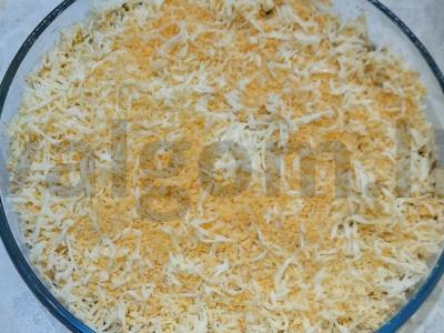 Švelnus salotas su mėsa ir kiaušiniu Žingsnis 6