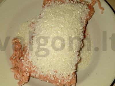 Vladimiro kopūstai ant daržovių pagalvėlės Žingsnis 3