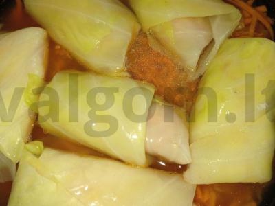 Vladimiro kopūstai ant daržovių pagalvėlės Žingsnis 13