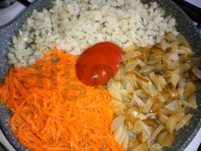 Sūris su vištienos filė ir perlinių kruopų Žingsnis 3