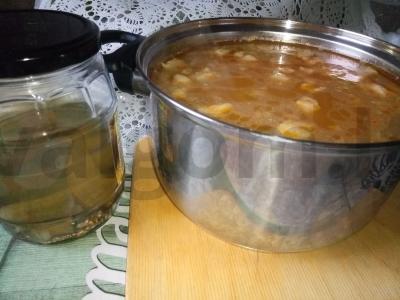 Sūris su vištienos filė ir perlinių kruopų Žingsnis 6