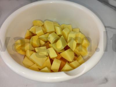 Moliūgas, keptas orkaitėje su kitomis daržovėmis Žingsnis 2