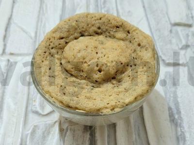 Oro bananų keksiukas iš kukurūzų miltų Žingsnis 6