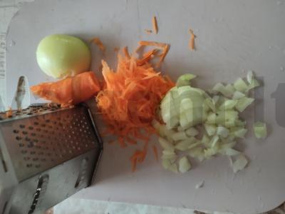 Lęšiai su morkomis ir svogūnais Žingsnis 2