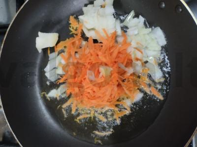 Lęšiai su morkomis ir svogūnais Žingsnis 3