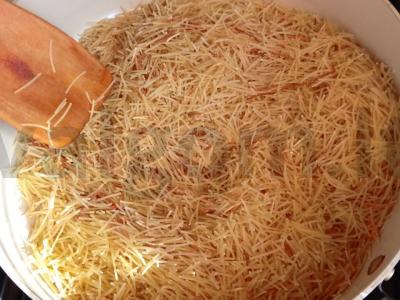 Makaronai su vištiena Žingsnis 1