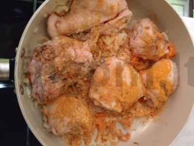 Makaronai su vištiena Žingsnis 7